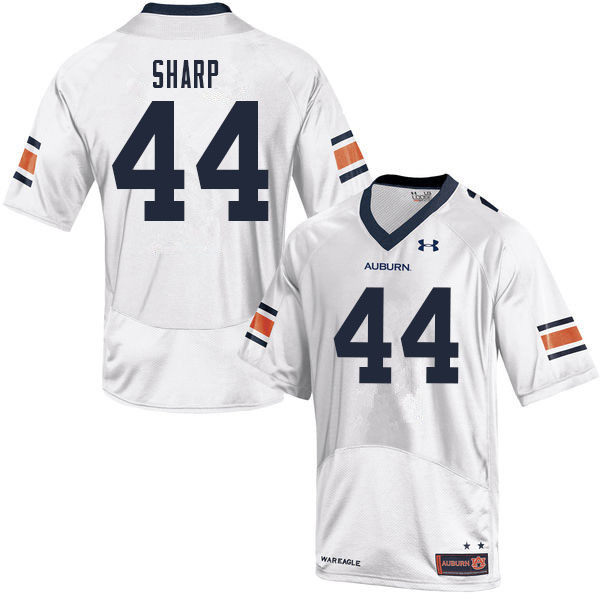 Men's Auburn Tigers #44 Jay Sharp White 2021 College Stitched Football Jersey